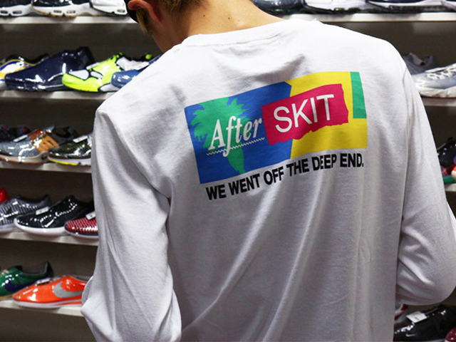 afterbase × SKIT コラボレーション第2弾 L/S T-SHIRT”after skit”01