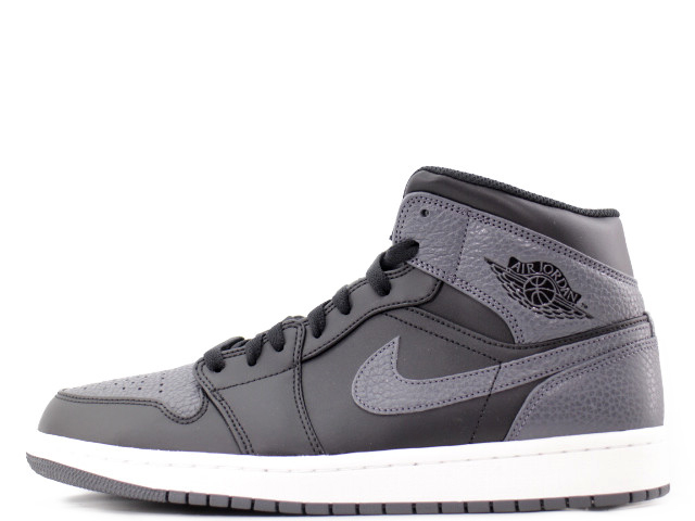 【22.5cm】NIKE WMNS AIR JORDAN 1 MID グレー 黒