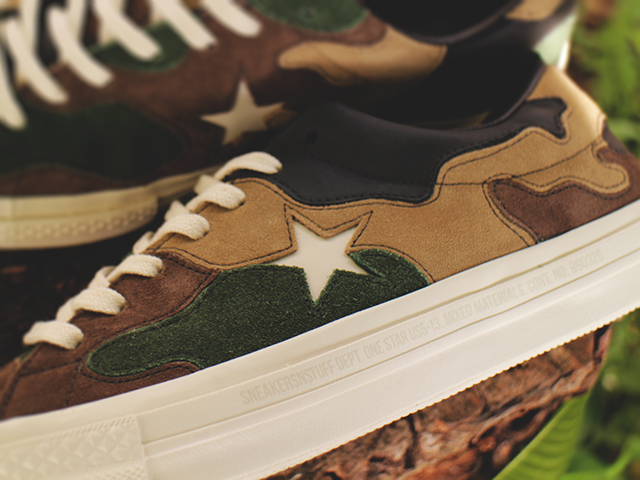 ONE STAR OX “SNEAKERSNSTUFF PATCH GREEN CAMO”01