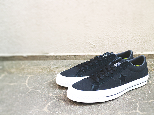 CONS ONE STAR CANVAS OX “ALMOST BLACK”01
