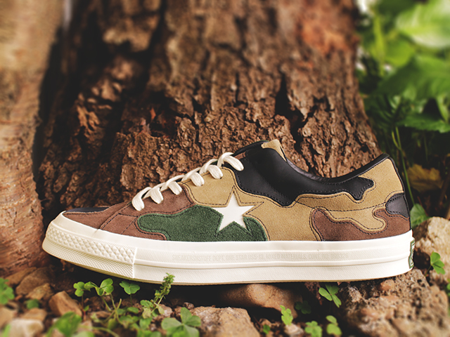ONE STAR OX “SNEAKERSNSTUFF PATCH GREEN CAMO”01