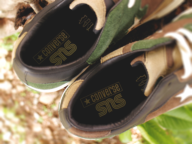 ONE STAR OX “SNEAKERSNSTUFF PATCH GREEN CAMO”01