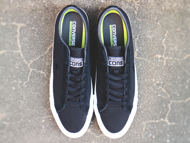 CONS ONE STAR CANVAS OX “ALMOST BLACK”01