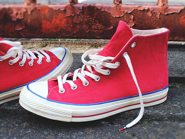 CHUCK TAYLOR ALL STAR 70 HI “VINTAGE” RED/BLUE-EGRET01