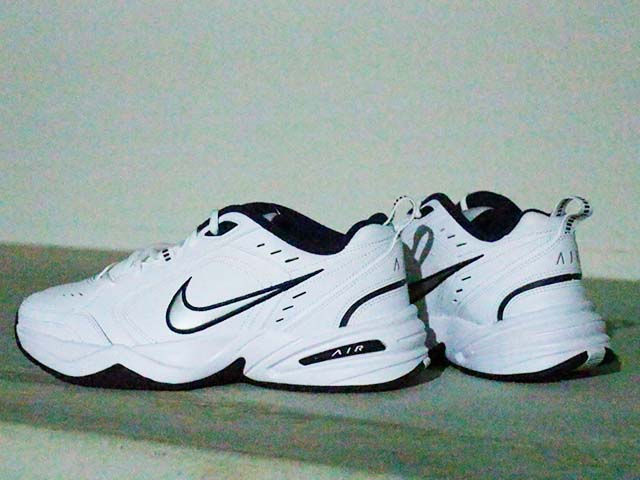 AIR MONARCH 4 WHITE/NAVY/METALLIC SILVER01