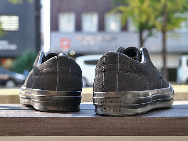 CONVERSE ONE STAR OX “BLACK SUEDE”01