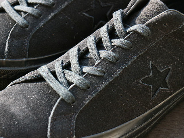CONVERSE ONE STAR OX “BLACK SUEDE”01