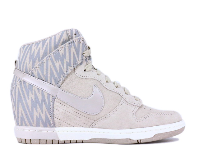 dunk sky hi print blank gris