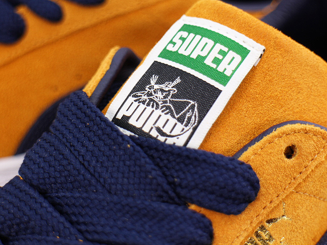 送料込 PUMA SUEDE SUPER PUMA ピーコート/インカゴールド 送料込 PUMA SUEDE SUPER PUMA インカゴールド/ピーコート