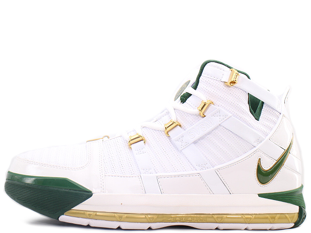 Nike Zoom Lebron III 3 QS White Basketball Sneaker Shoes