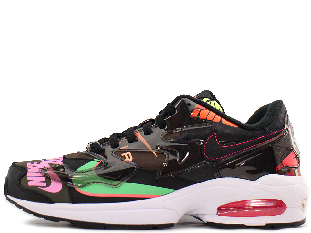 NIKE ナイキ AIR MAX2 LIGHT QS CI5590-001 エアマックス2 スクエアライト ローカットスニーカー US9/27cm ブラック