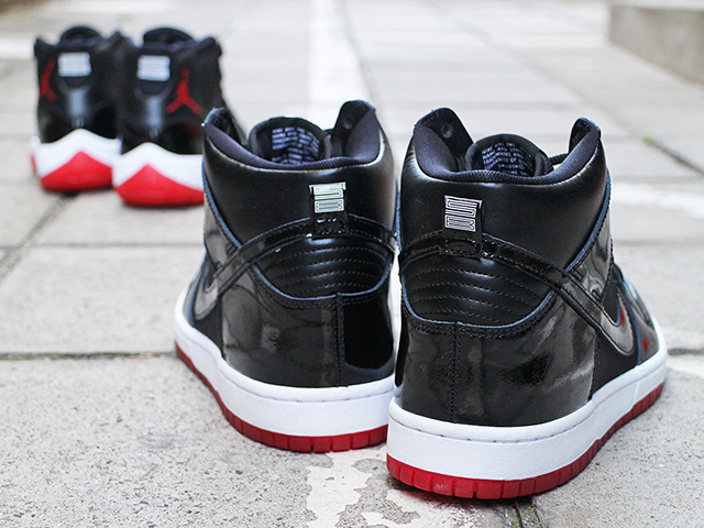 SB ZOOM DUNK HIGH TR QS AIR JORDAN 11 “Bred”01