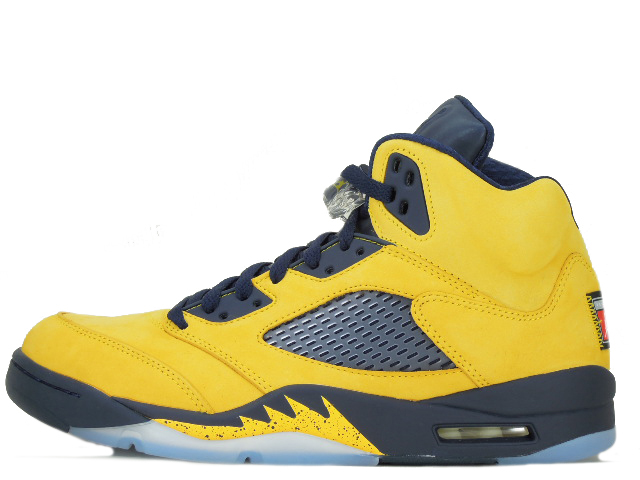retro 5 yellow and blue