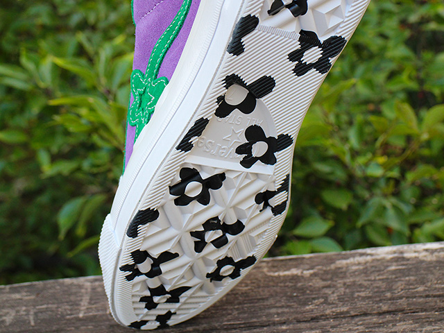 CONVERSE ONE STAR GOLF LE FLEUR OX “PURPLE HEART/JOLLY GREEN”01