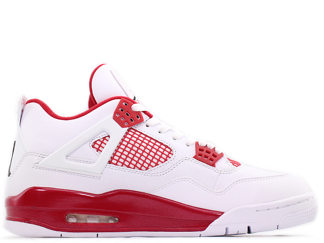 red and white jordan 4 alternate