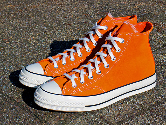 CONVERSE CHUCK 70 HI “ORANGE SUEDE/EGRET”01
