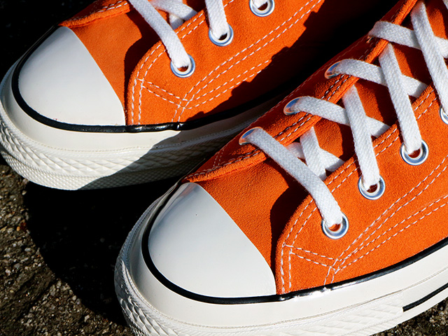 CONVERSE CHUCK 70 HI “ORANGE SUEDE/EGRET”01