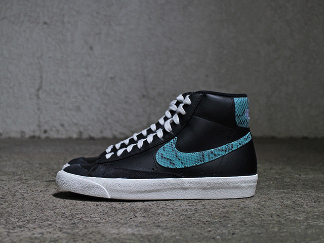 BLAZER MID 77 VINTAGE “REPTILE”BLACK/LIGHT AQUA-SAIL01