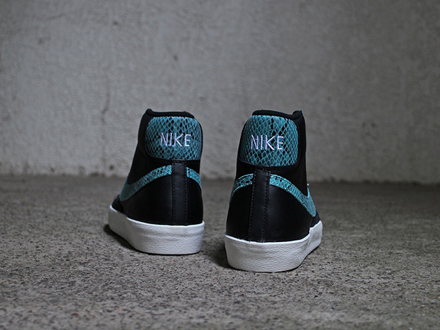 BLAZER MID 77 VINTAGE “REPTILE”BLACK/LIGHT AQUA-SAIL01
