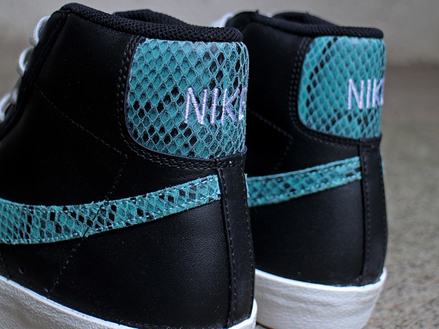 BLAZER MID 77 VINTAGE “REPTILE”BLACK/LIGHT AQUA-SAIL01