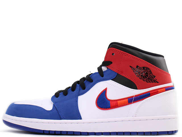 Air Jordan 1 Mid SE (GS) Size 7Y/WMNS 8.5 Black/Fire Red-White-Mala  DQ8418-006