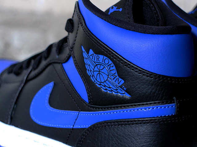 AIR JORDAN 1 MID “BLACK/ROYAL”01
