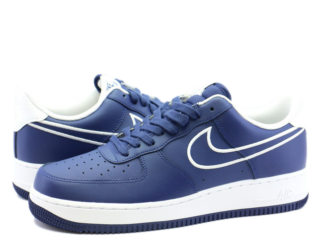 NIKE AIR FORCE 1 07 LTHR NAVY 25.0cm