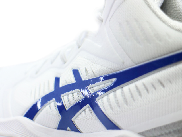 asicsアシックスGELHOOP V12ゲルフープV12白/青24㎝美品 ASICS Gelhoop V12 'White Blue' 1063A021-100