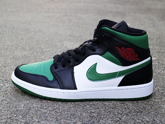 AIR JORDAN 1 MID “BLACK/PINE GREEN”01