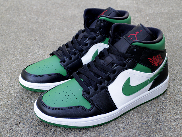 AIR JORDAN 1 MID “BLACK/PINE GREEN”01