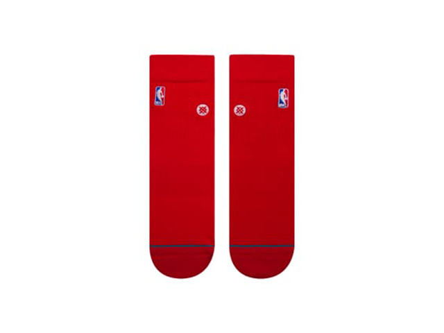 STANCE SOCKS NBA LOGOMAN QTR M356D17LOG#RED - 1