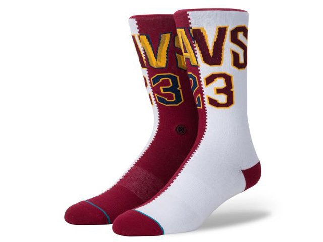 STANCE SOCKS NBA JAMES SPLIT JERSEY M545A18JAM#BLU