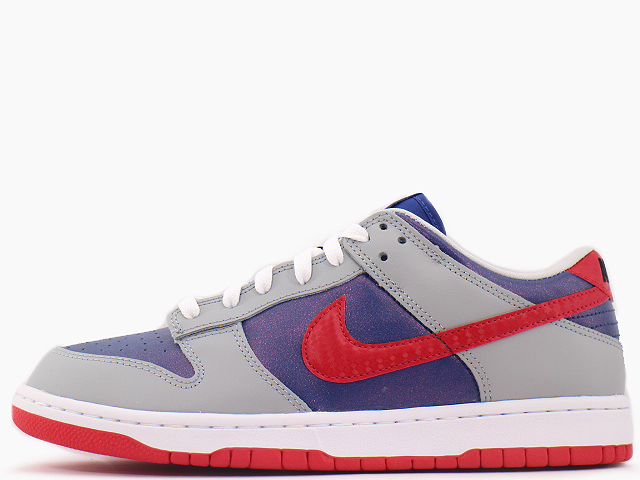 NIKE ナイキ DUNK LOW SP SAMBA CZ2667-400 ダンクローサンバローカットレザースニーカー グレー/ネイビー/レッド US9.5/27.5cm