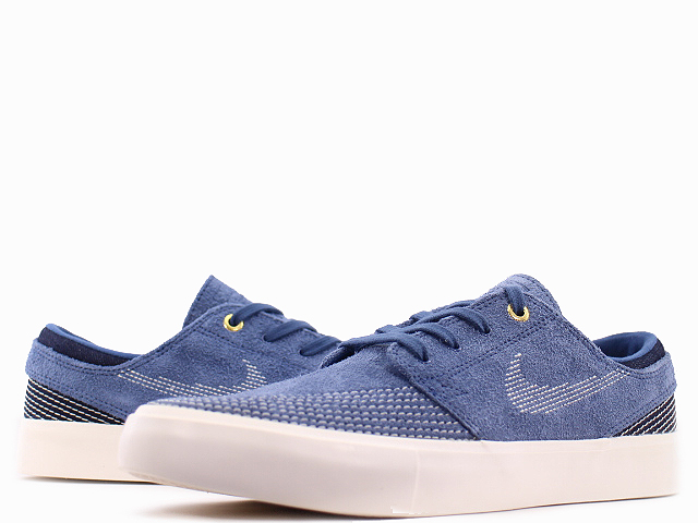 NIKE SB ナイキエスビー Zoom Stefan Janoski Canvas RM Premium Mystic Navy CZ4731-400 ズーム ステファンジャノスキー キャンバスローカットスニーカー 刺し子 ブルー/ネイビー US9.5