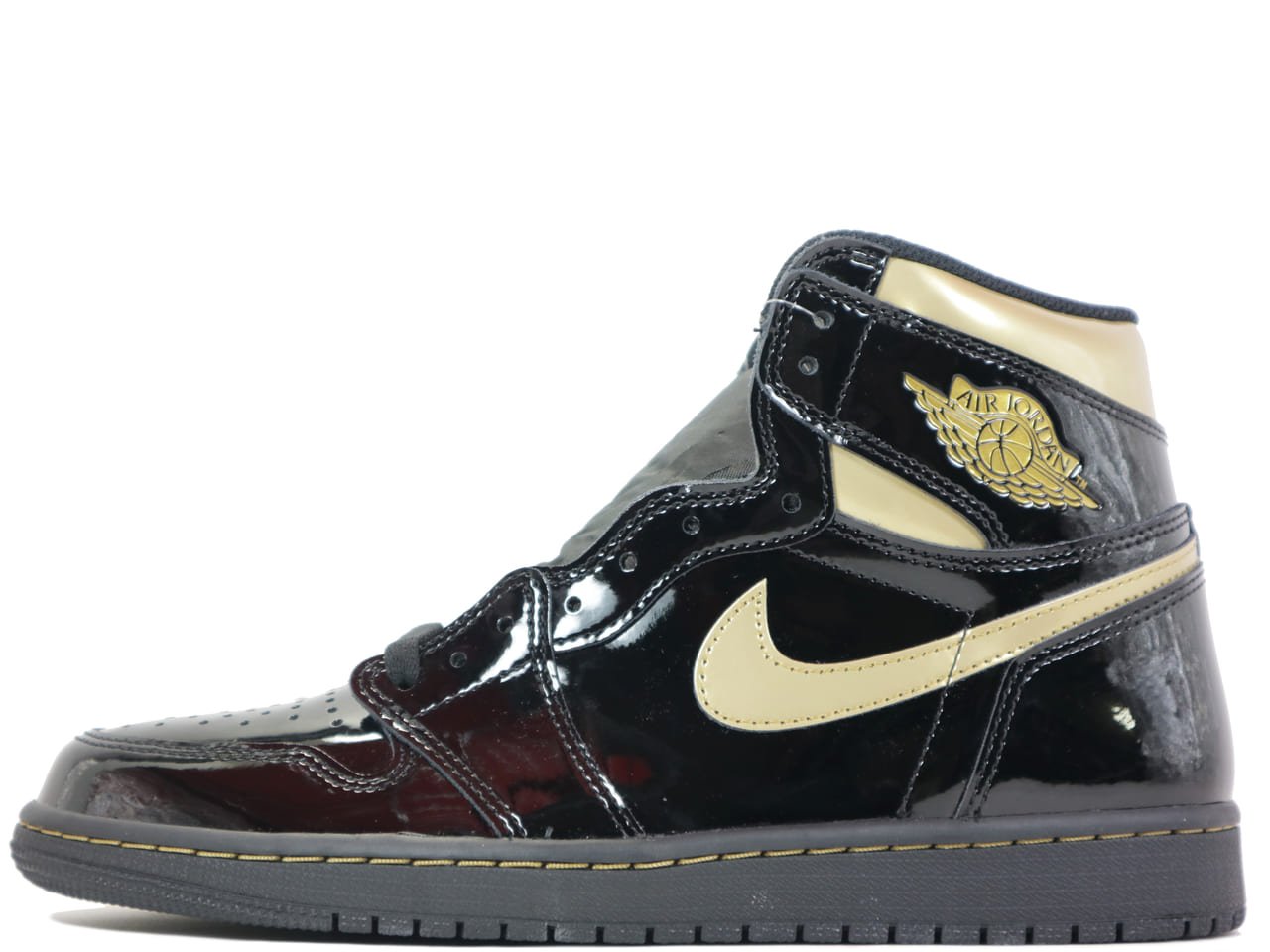 NIKE AIR JORDAN 1 BLACK GOLD