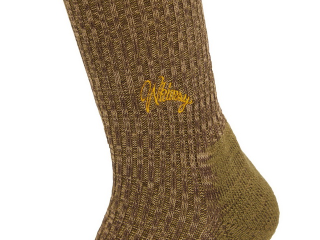 WHIMSY TRE JACQUARD EMJAY SOCKS TREJACQUARDEMJAYSOCKS2020AW-OLIVE - 1