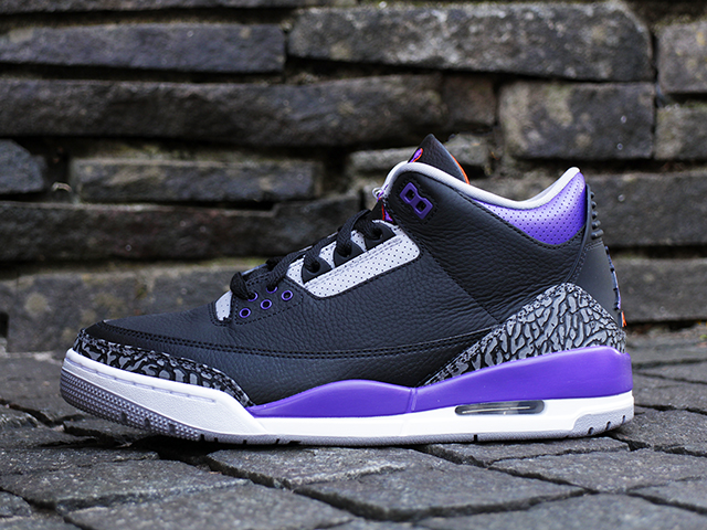AIR JORDAN 3 RETRO “SUNS/COURT PURPLE-CEMENT”01