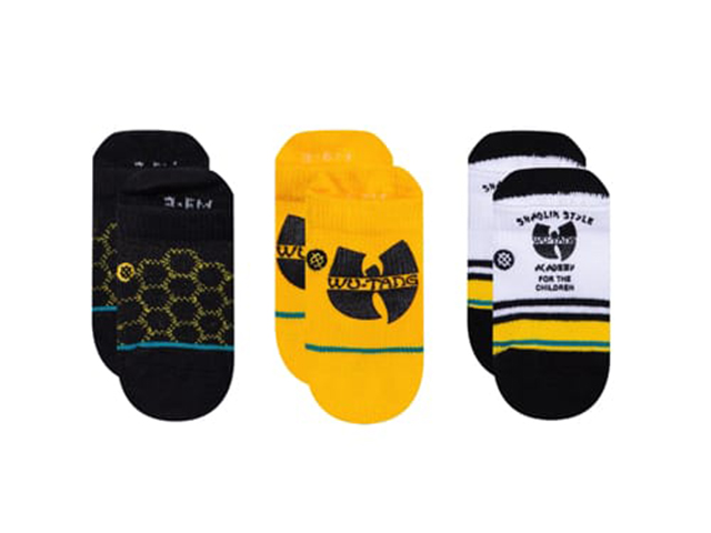 STANCE SOCKS WU TANG 3 PACK 3-6 I110C20WU3#MUL