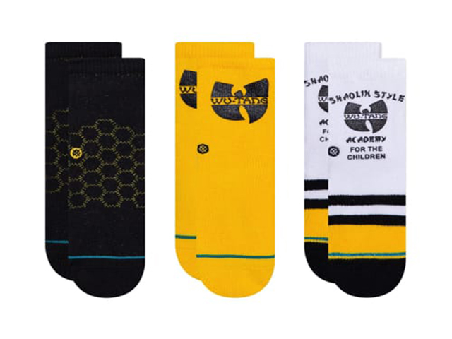 STANCE SOCKS WU TANG 3 PACK 2-4 T110C20WU2#MUL