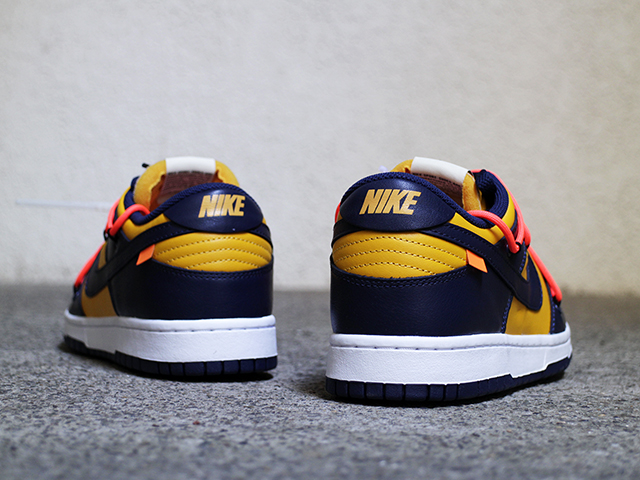 DUNK LOW LTHR “OFF-WHITE/MICHIGAN”01
