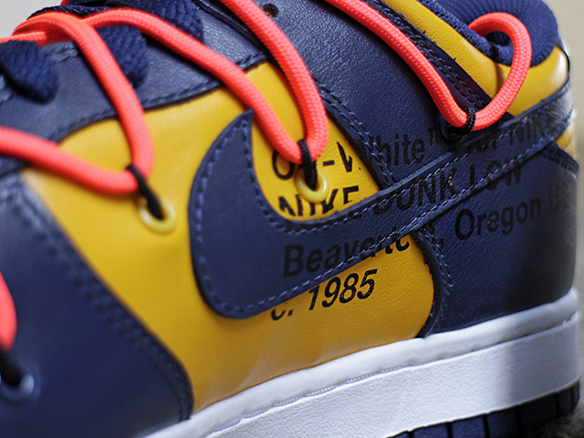 DUNK LOW LTHR “OFF-WHITE/MICHIGAN”01