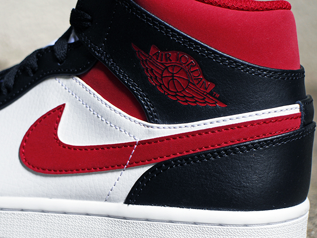 AIR JORDAN 1 MID “WHITE/GYM RED-BLACK”01