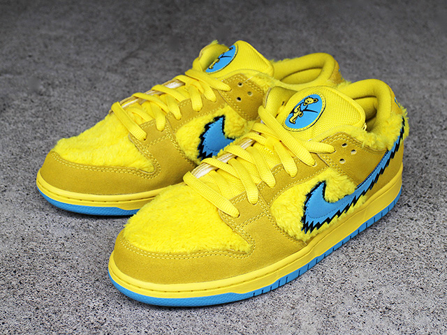 SB DUNK LOW PRO QS “GRATEFUL DEAD/YELLOW BEAR”01