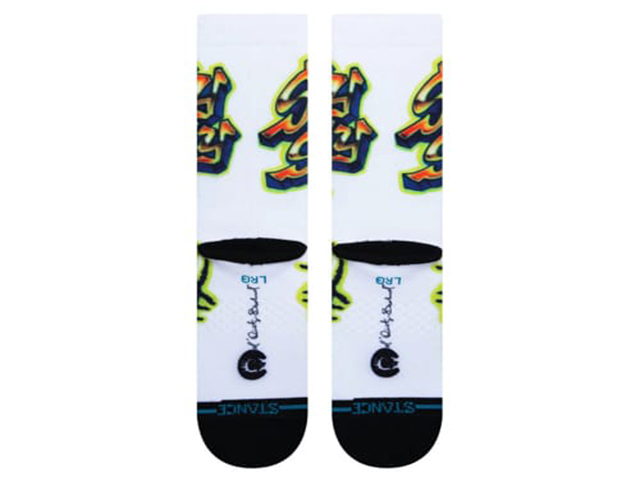 STANCE SOCKS SHIMMY SHIMMY YA A555C21SHI#WHT - 2