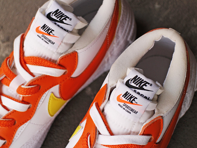 BLAZER LOW “SACAI” WHITE/MAGMAORANGE01