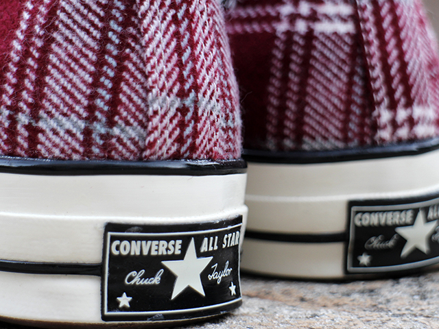 CHUCK 70 HI “PLAID”BURGUNDY01