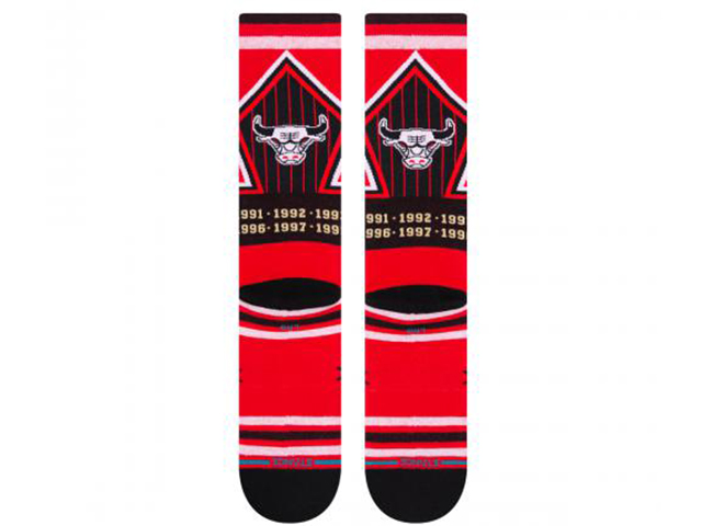 STANCE SOCKS NBA BULLS CITY EDITION 2022 A545D21BUS#RED - 2