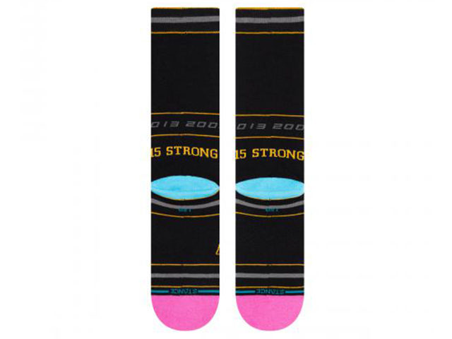 STANCE SOCKS NBA HEAT CITY EDITION 2022 A545D21HEA#BLK - 2