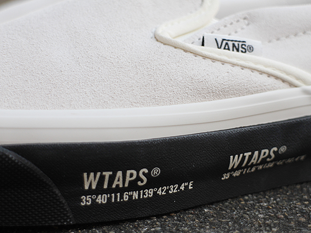 VANS VAULT OG CLASSIC SLIP ON “WTAPS” GPS/WHITE01