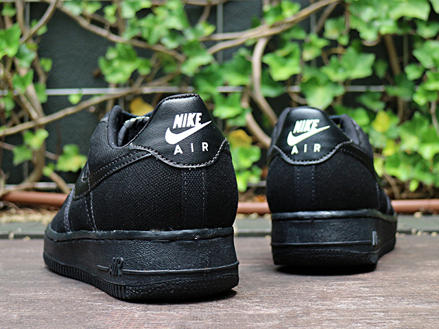 AIR FORCE 1 CANVAS “FOOT LOCKER” BLACK01